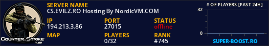 CS.EVILZ.RO Hosting By NordicVM.COM