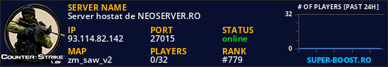 Server hostat de NEOSERVER.RO
