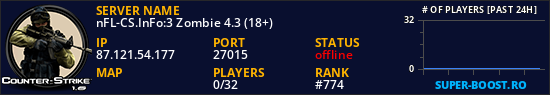 nFL-CS.InFo:3 Zombie 4.3 (18+)