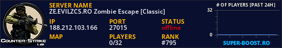 ZE.EVILZCS.RO Zombie Escape [Classic]