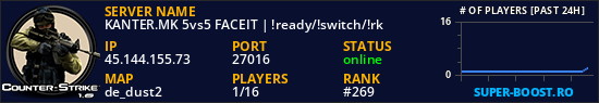 KANTER.MK 5vs5 FACEIT | !ready/!switch/!rk