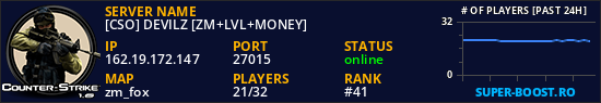 [CSO] DEVILZ [ZM+LVL+MONEY]