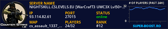 NIGHTSKILL.CSLEVELS.EU [WarCrafT3 UWC3X Lvl50+CSDM VIP FREE]