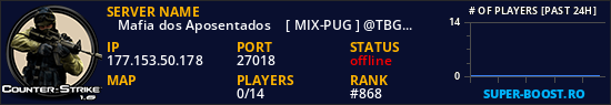 亗 Mafia dos Aposentados 亗 [ MIX-PUG ] @TBGBR .