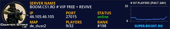 BOOM.DUAL-GAMING.RO # VIP FREE + REVIVE