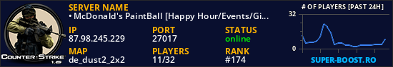 • McDonald's PaintBall [Happy Hour/Events/Giveaways V.3]