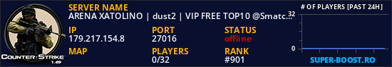 ARENA XATOLINO | dust2 | VIP FREE TOP10 @SmatchBR