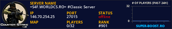 =S4F.WORLDCS.RO= #Classic Server