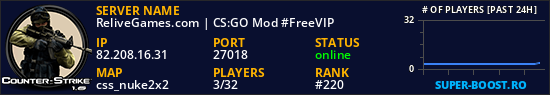 ReliveGames.com | CS:GO Mod #FreeVIP