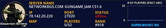 NETWORKBGS.COM GUNGAME JAM CS1.6
