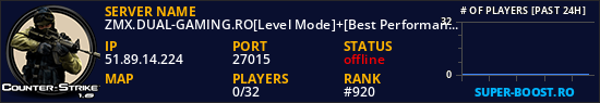ZMX.DUAL-GAMING.RO[Level Mode]+[Best Performance]