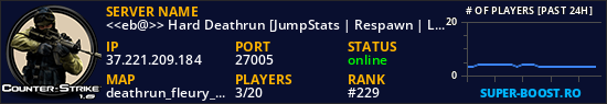 <<eb@>> Hard Deathrun [JumpStats | Respawn | LVL] @ ebateam.eu