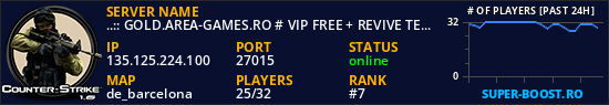..:: GOLD.AREA-GAMES.RO # VIP FREE + REVIVE TEAMMATES ::..