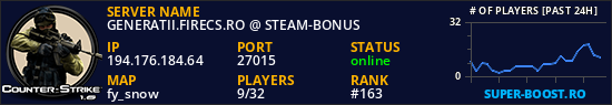 GENERATII.FIRECS.RO @ STEAM-BONUS