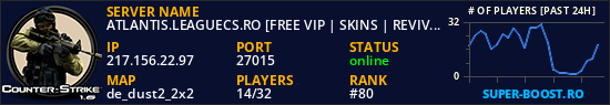 ATLANTIS.LEAGUECS.RO [FREE VIP | SKINS | REVIVE]