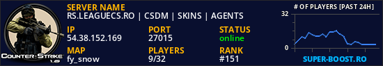 RS.LEAGUECS.RO | CSDM | SKINS | AGENTS