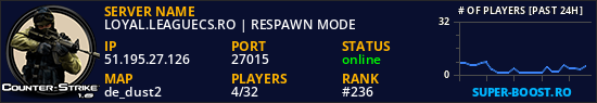 LOYAL.LEAGUECS.RO | RESPAWN MODE