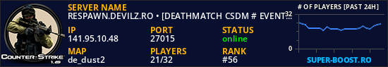 RESPAWN.DEVILZ.RO • [DEATHMATCH CSDM # EVENTS]