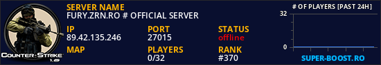 FURY.ZRN.RO # OFFICIAL SERVER