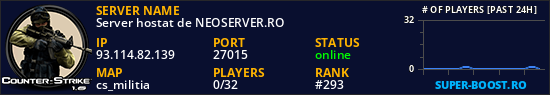 Server hostat de NEOSERVER.RO