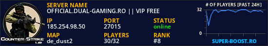 OFFICIAL.DUAL-GAMING.RO || VIP FREE