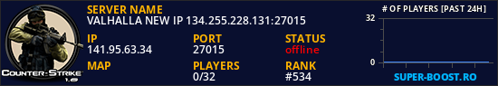 VALHALLA NEW IP 134.255.228.131:27015