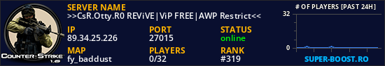 >>CsR.Otty.R0 REViVE|ViP FREE|AWP Restrict<<