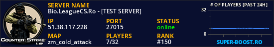 Bio.LeagueCS.Ro - [TEST SERVER]