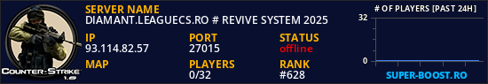 DIAMANT.LEAGUECS.RO # REVIVE SYSTEM 2025