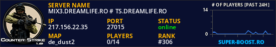 MIX3.DREAMLIFE.RO # TS.DREAMLIFE.RO