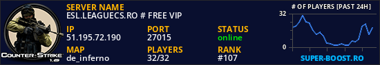 ESL.LEAGUECS.RO # FREE VIP