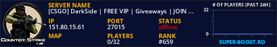 [CSGO] DarkSide | FREE VIP | Giveaways | JOIN NOW!