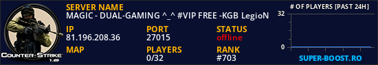 MAGIC - DUAL-GAMING ^_^ #VIP FREE -KGB LegioN