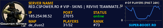 RED.CSPOWER.RO # VIP - SKINS | REVIVE TEAMMATE SYSTEM