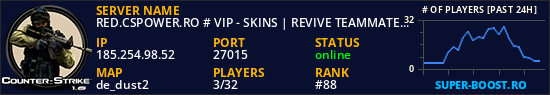 RED.CSPOWER.RO # VIP - SKINS | REVIVE TEAMMATE SYSTEM