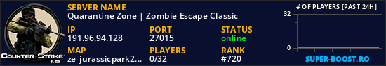 Quarantine Zone | Zombie Escape Classic