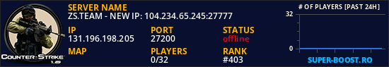 ZS.TEAM - NEW IP: 104.234.65.245:27777